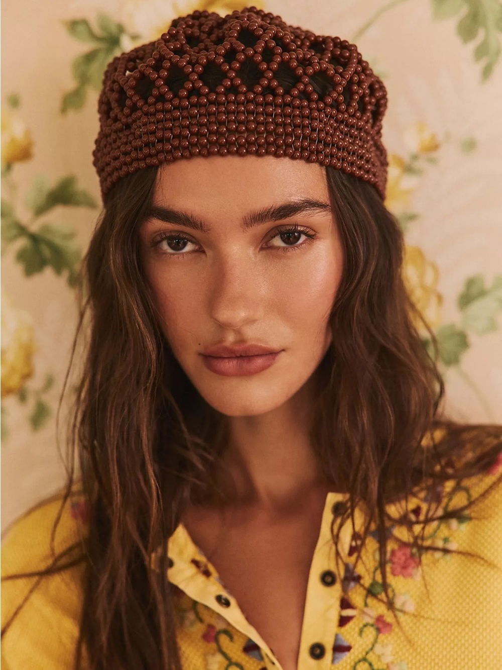 Free People Noor Beaded Bucket